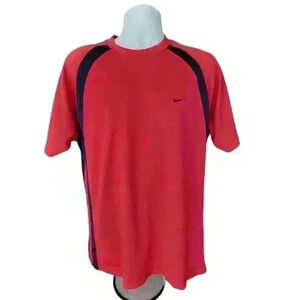Nike Men's Athletic Sports Shirt/Short Sleeve/Red & Black/ Size XL